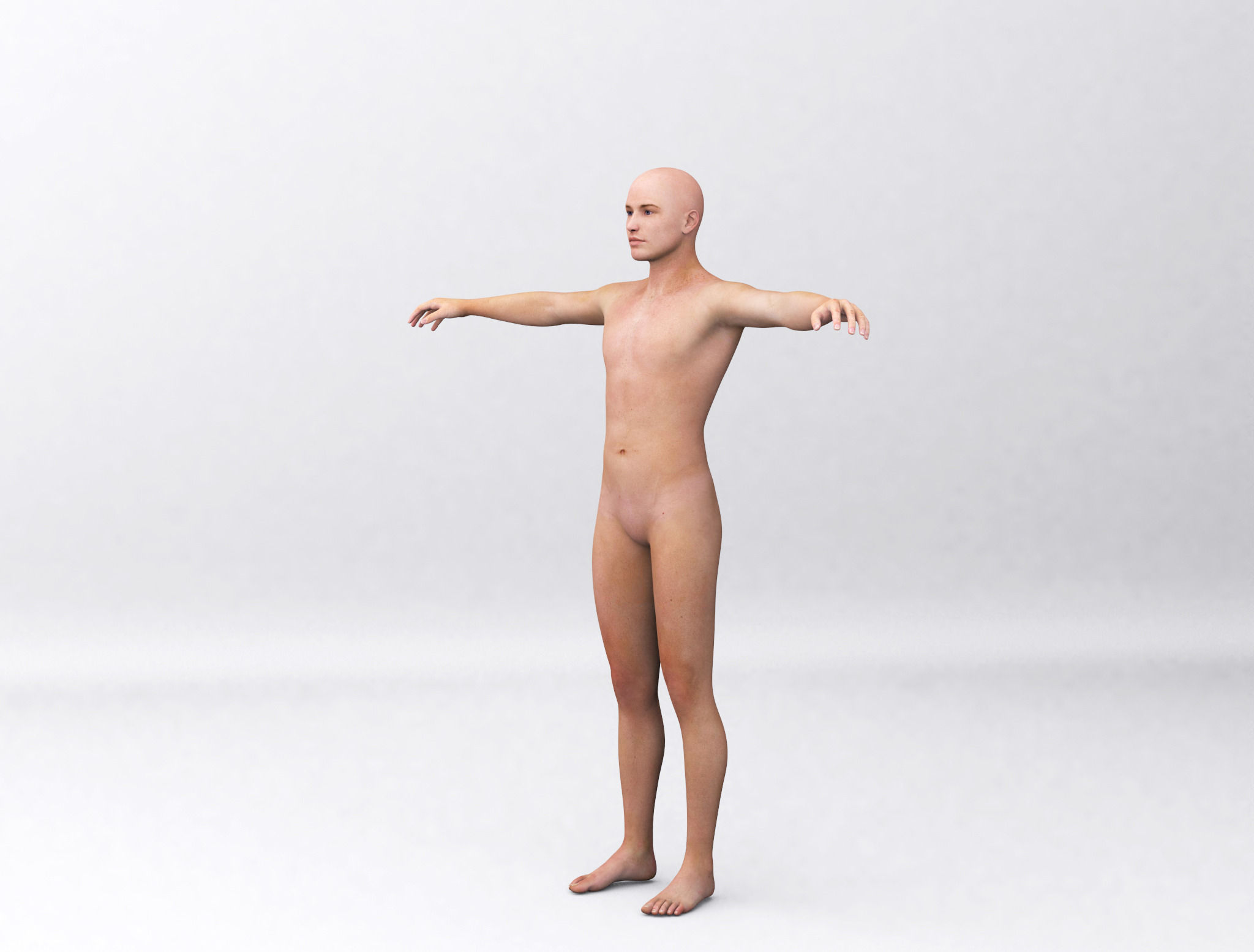Combine human sizes - from small to large 3D model_7