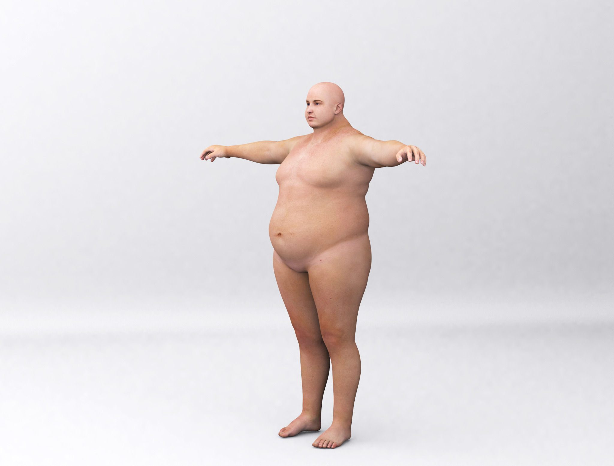 Combine human sizes - from small to large 3D model_14