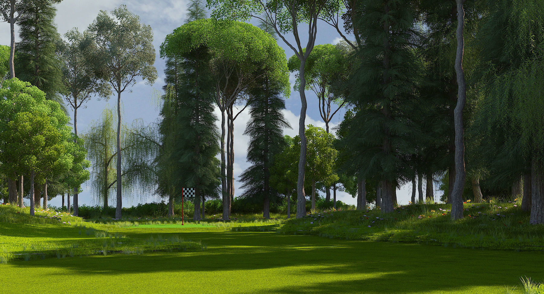 Golf Course 01 3D model_4