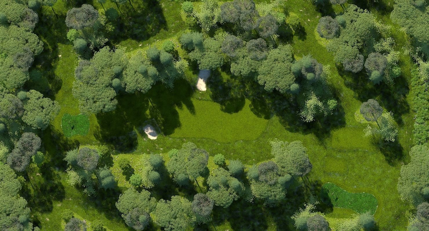 Golf Course 01 3D model_8
