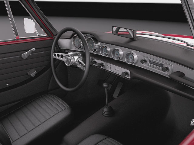  Volvo P 1800 1961 1973 3D model_8