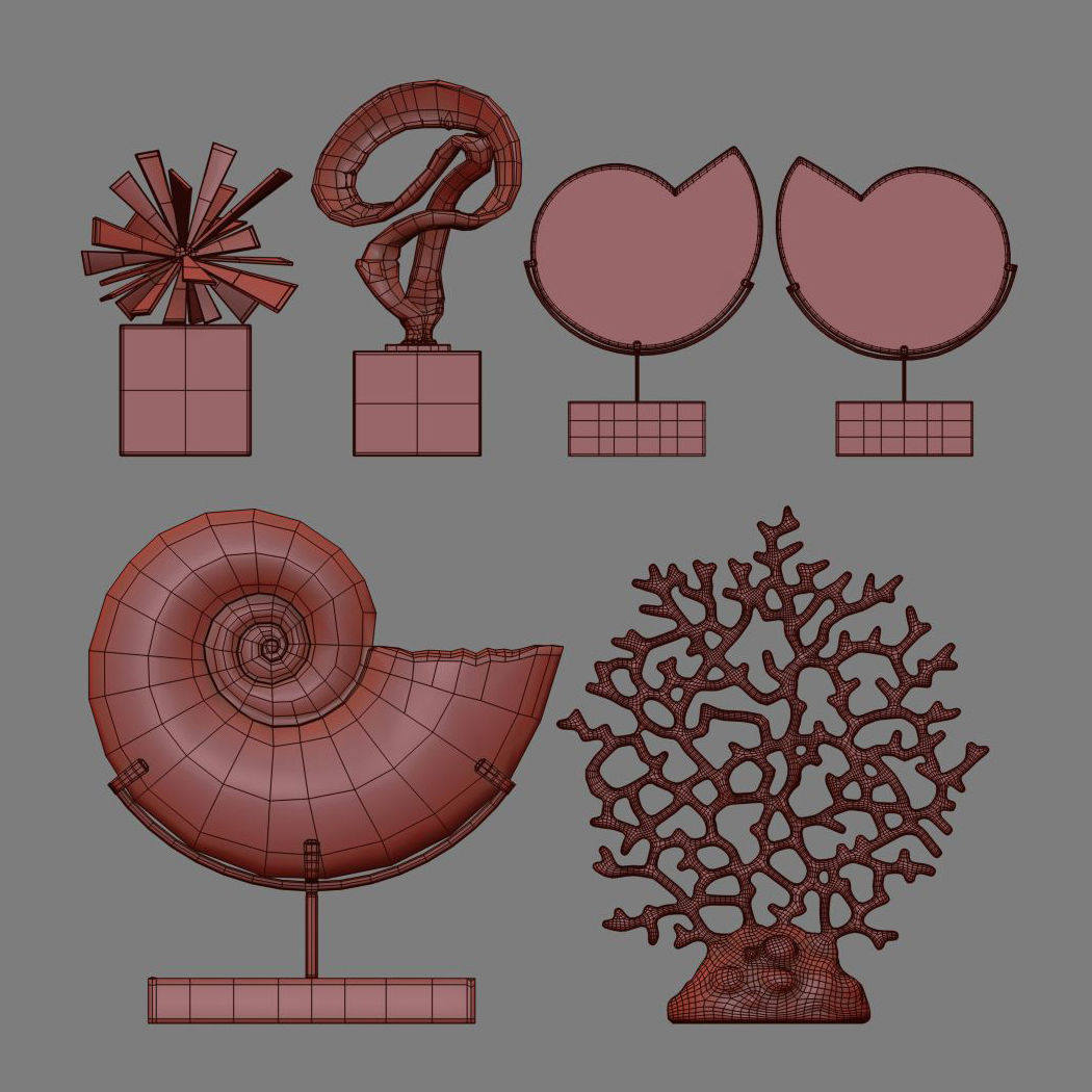 Decor Set 71 3D model_4