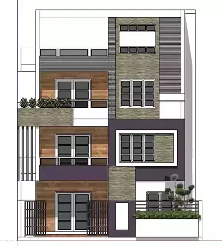 Modern residential building