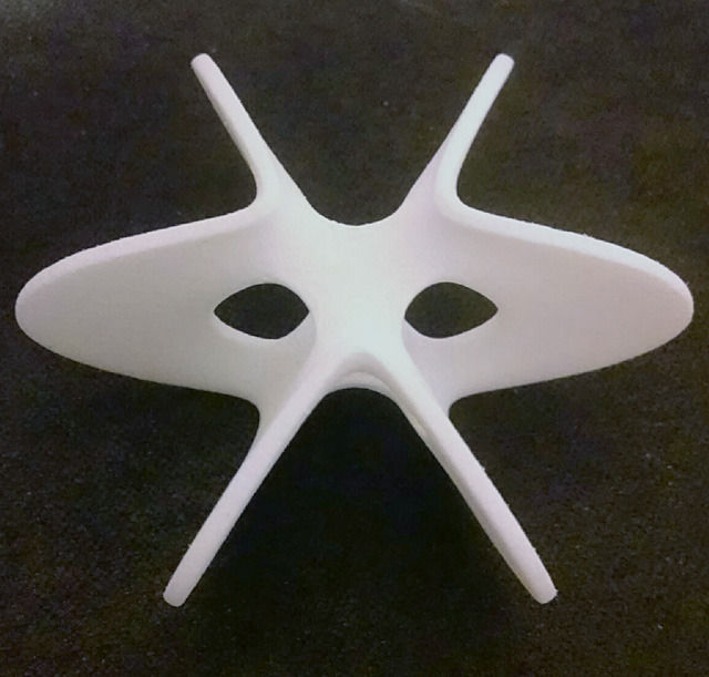 Trefoil Star Pendant 3D print model_15