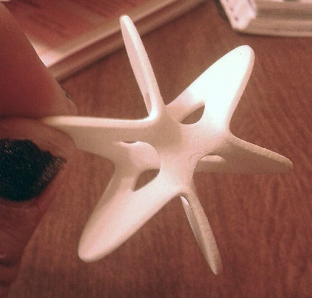 Trefoil Star Pendant 3D print model_18