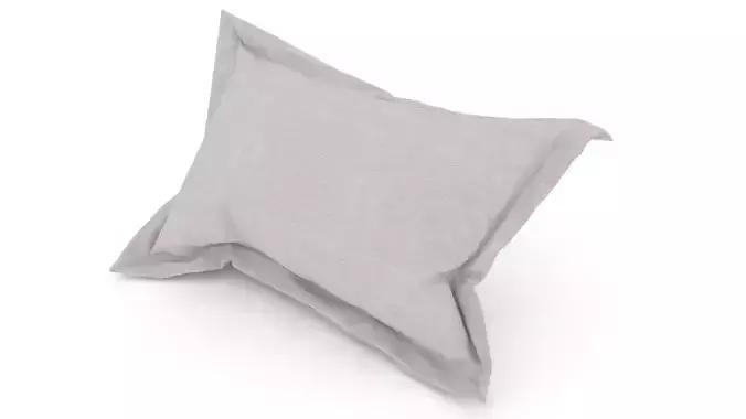 Realistic Pillow with Edging - 3ds Max 3D model