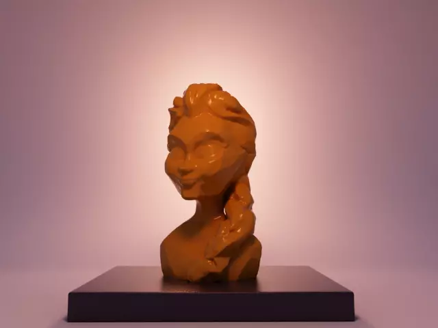 elsa frozen 3D print model_0