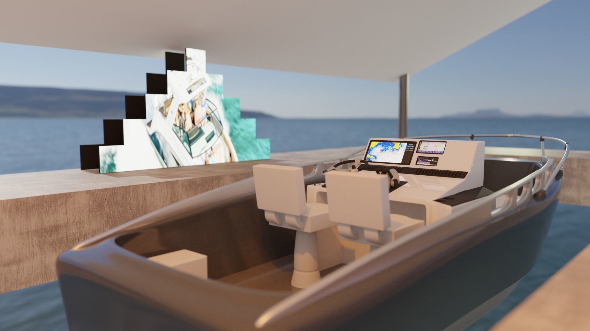 Recreational Boat 3D model_1