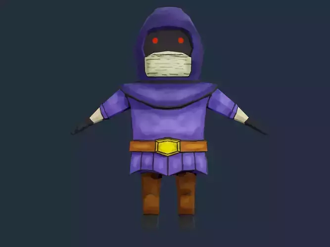 Assasin hooded character