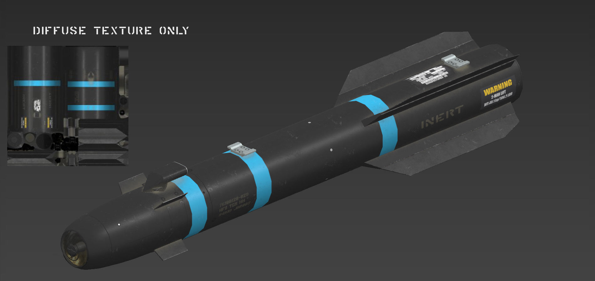 3D model Hellfire Missile Low VR / AR / low-poly | CGTrader