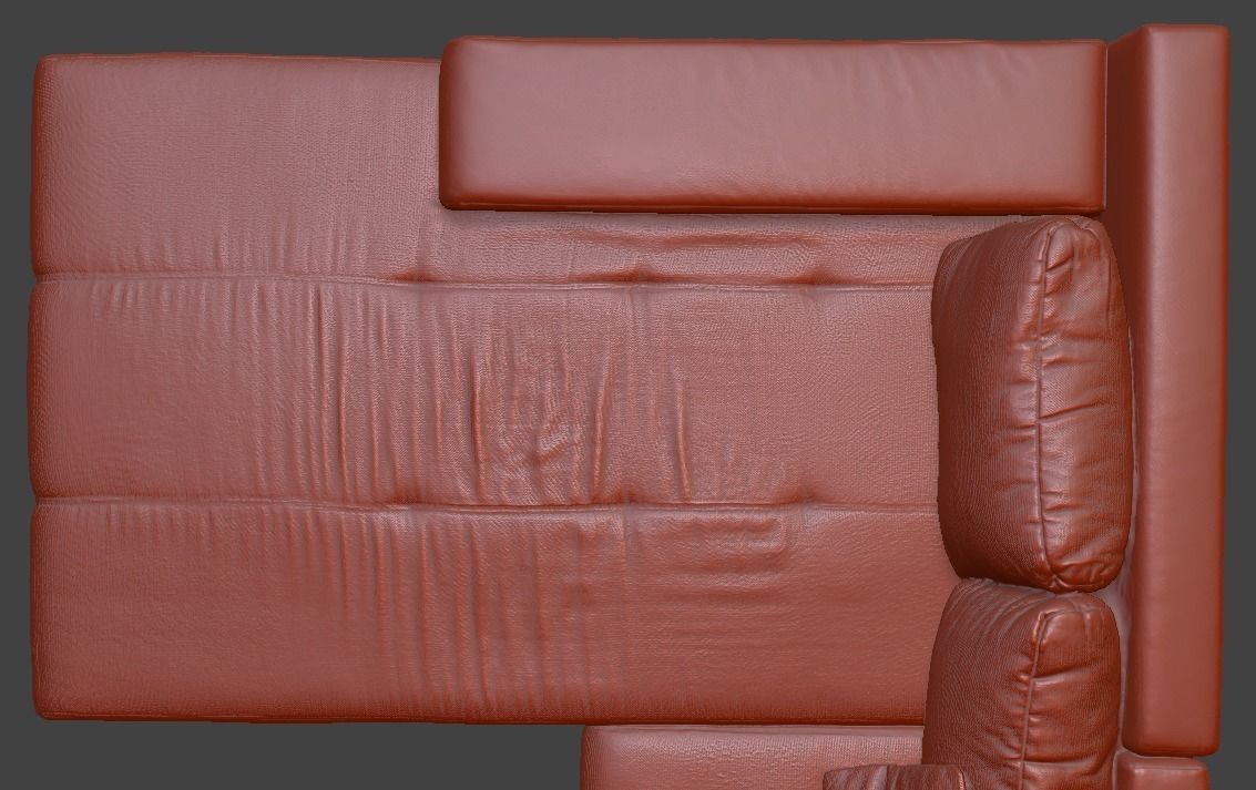 Sofa and chair  3D print model_84