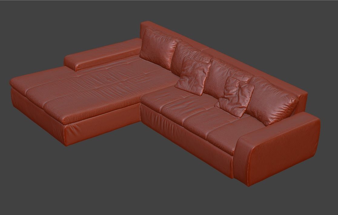 Sofa and chair  3D print model_88