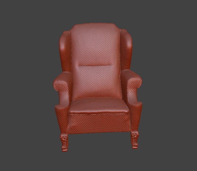 Sofa and chair  3D print model_92