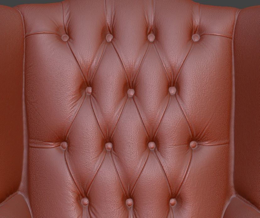 Sofa and chair  3D print model_9