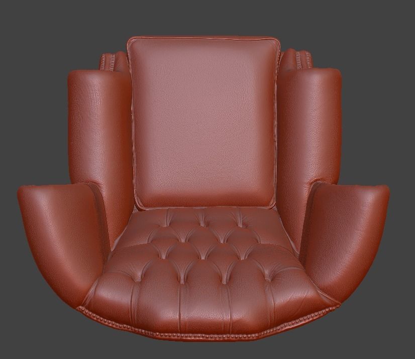 Sofa and chair  3D print model_5