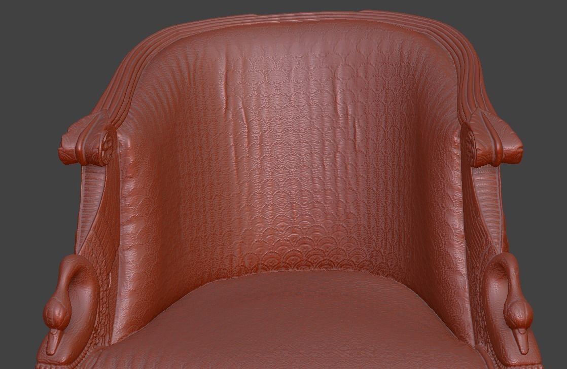 Sofa and chair  3D print model_17