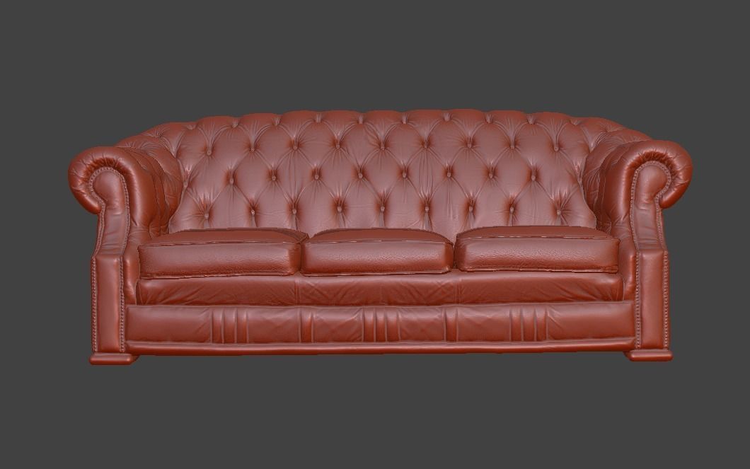 Sofa and chair  3D print model_38
