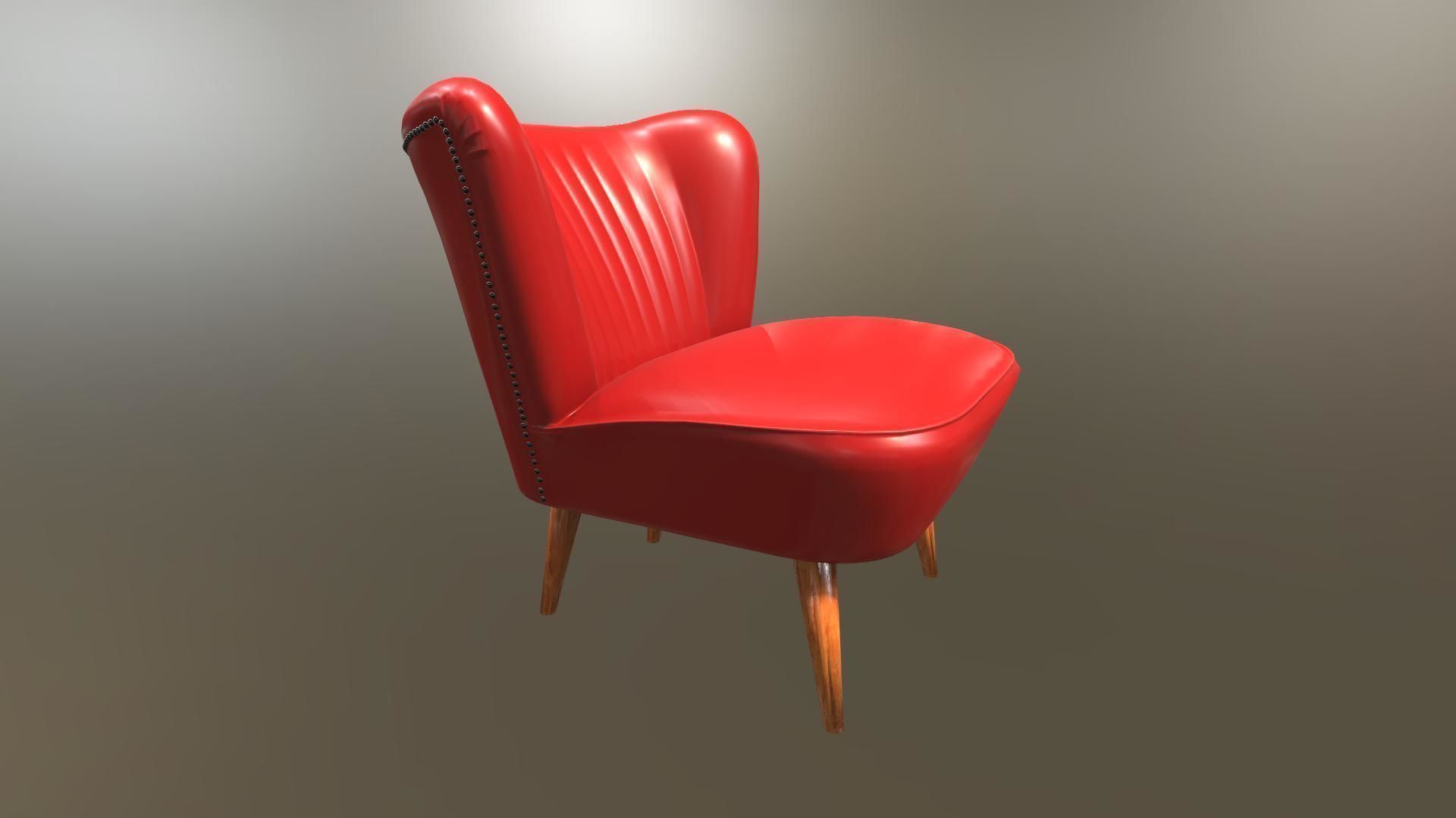 Sofa and chair  3D print model_45
