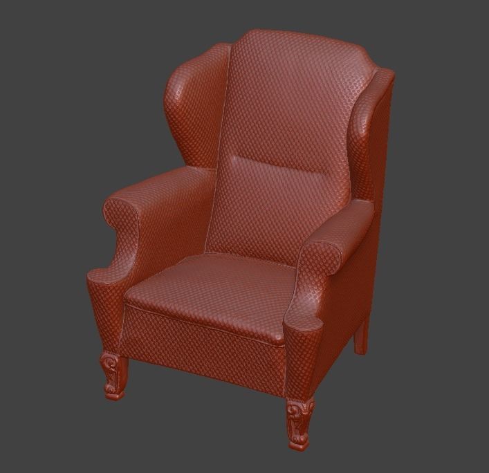 Sofa and chair  3D print model_104