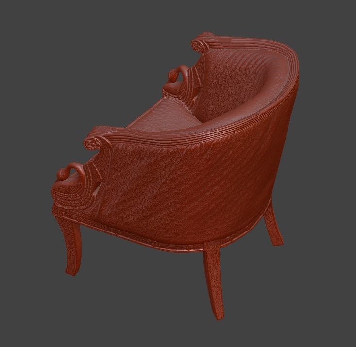 Sofa and chair  3D print model_30
