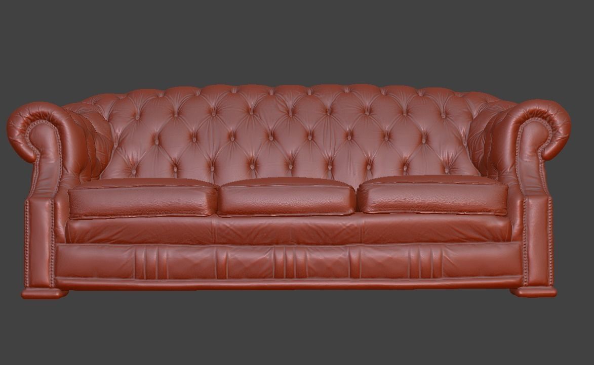 Sofa and chair  3D print model_39