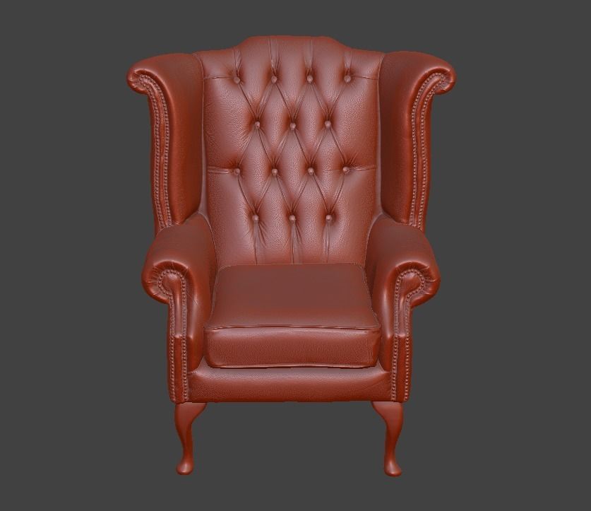 Sofa and chair  3D print model_1