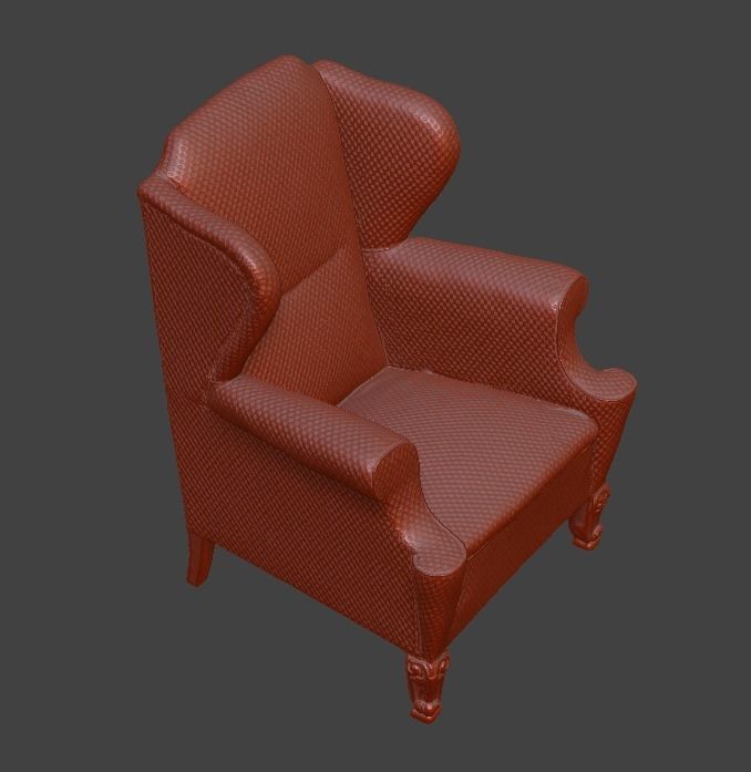 Sofa and chair  3D print model_98