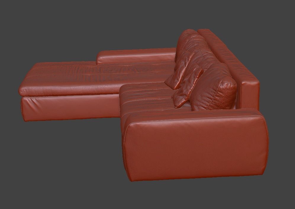 Sofa and chair  3D print model_91