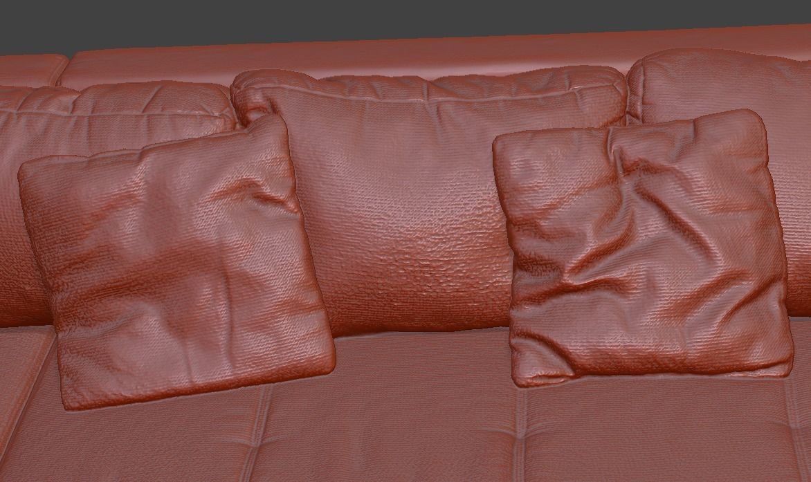 Sofa and chair  3D print model_87