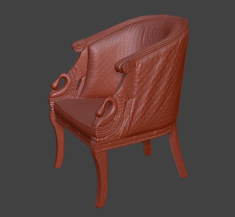Sofa and chair  3D print model_29