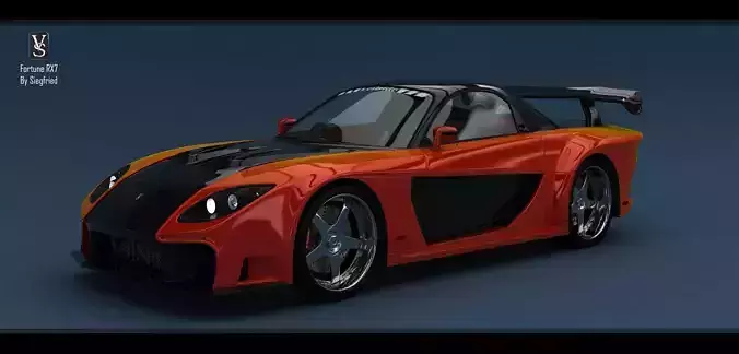 Veilside Fortune Mazda RX7 3D model