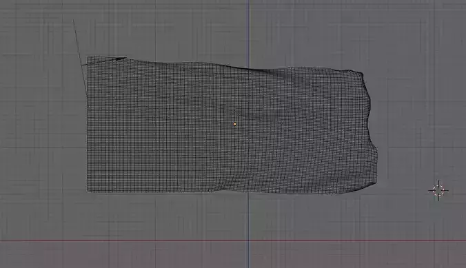 animated Flag 3D model