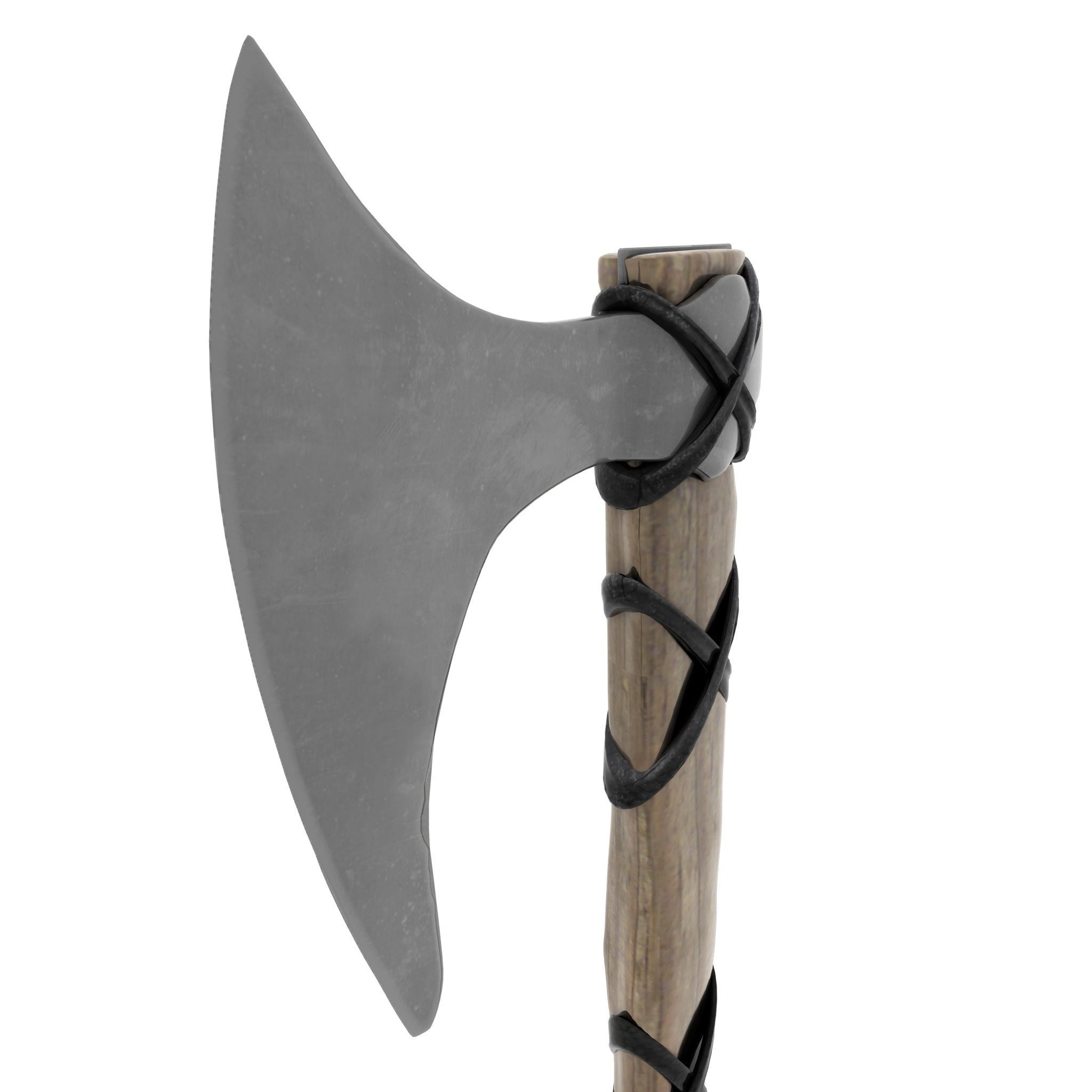 Viking Axe 3D model_8