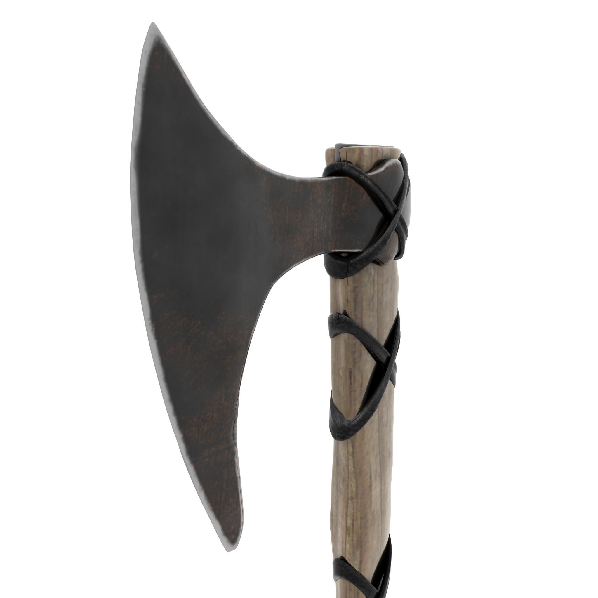 Viking Axe 3D model_5