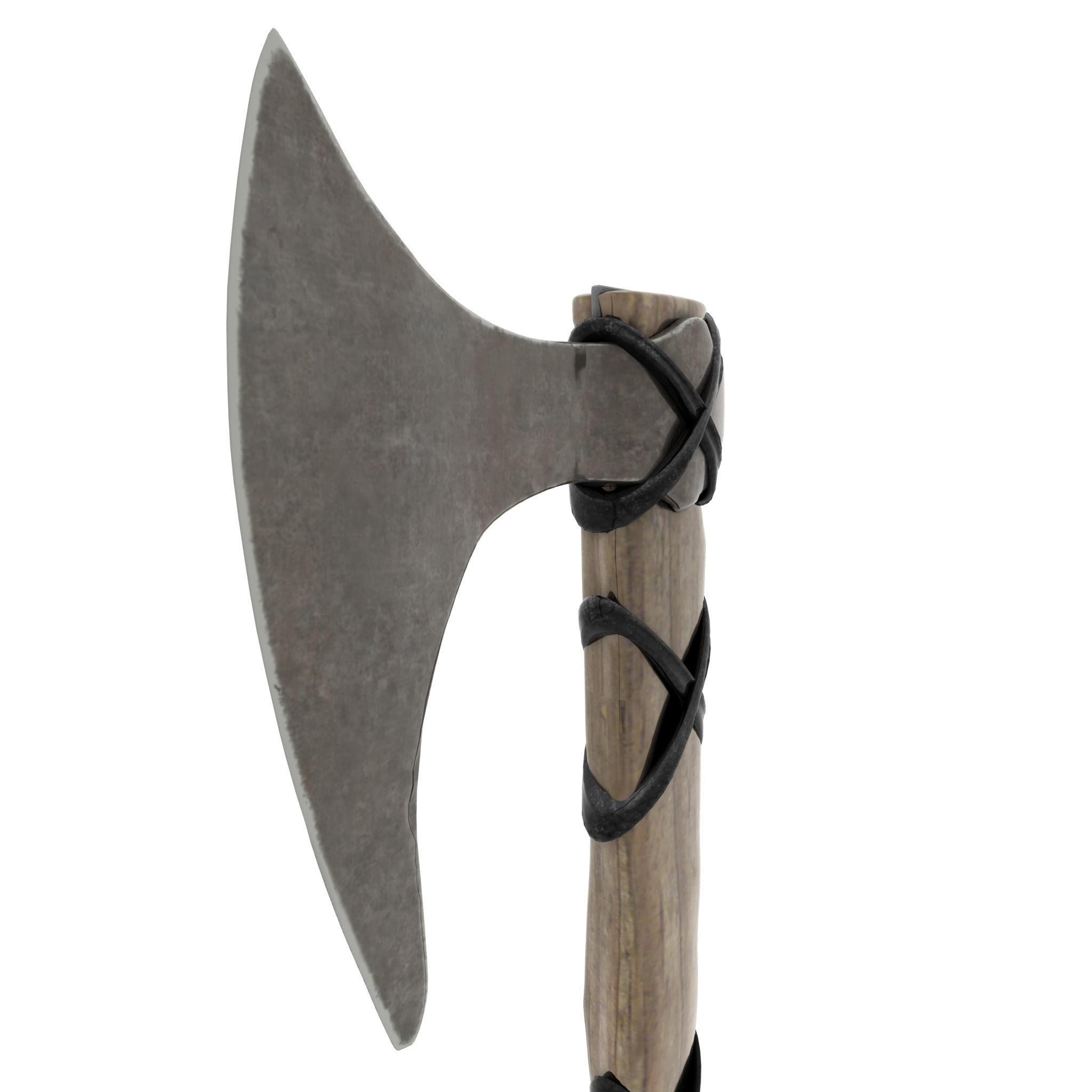 Viking Axe 3D model_6