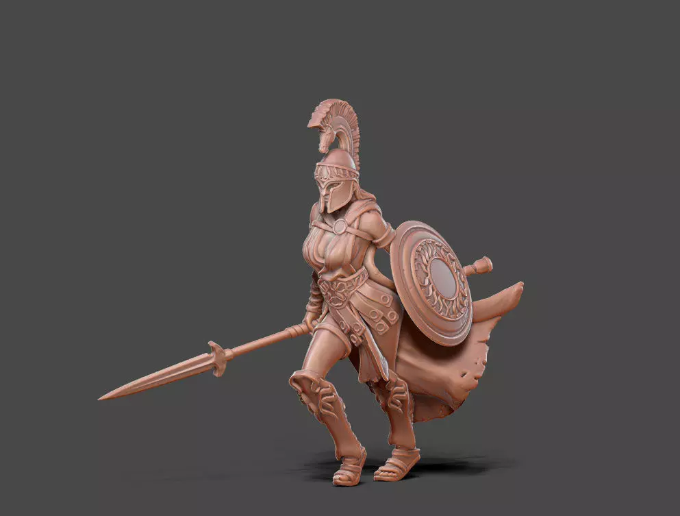 Artemis - Greek godess 35 mm scale 3D print model_0