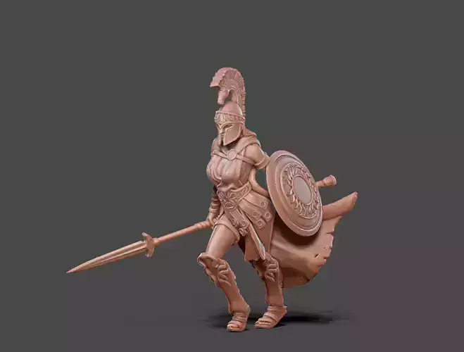 Artemis - Greek godess 35 mm scale 3D print model