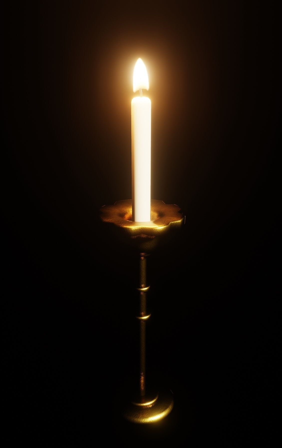 Dinnerware Set coffee cup with gold trim Low-poly 3D model_2