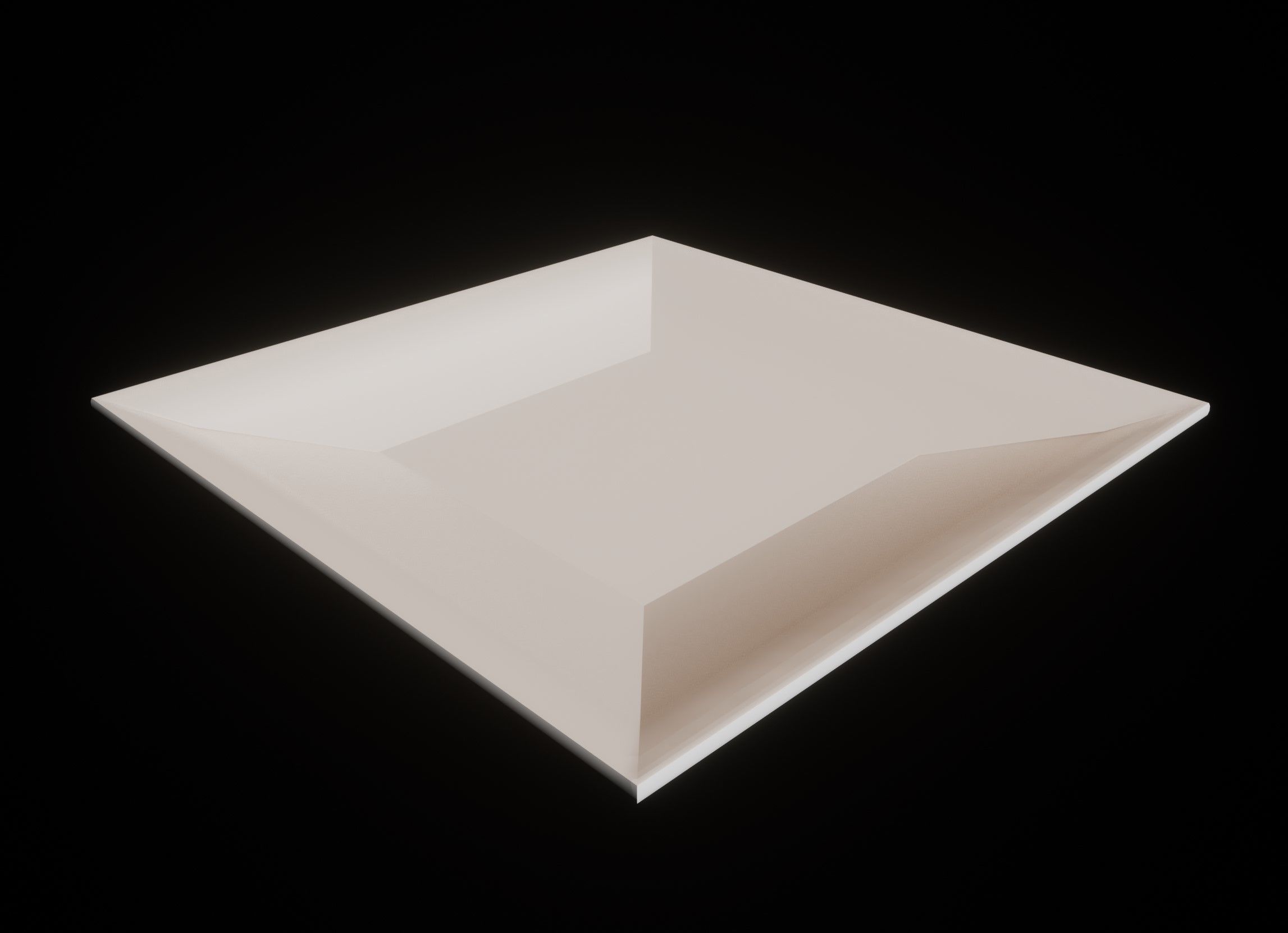 Dinnerware Set coffee cup with gold trim Low-poly 3D model_9