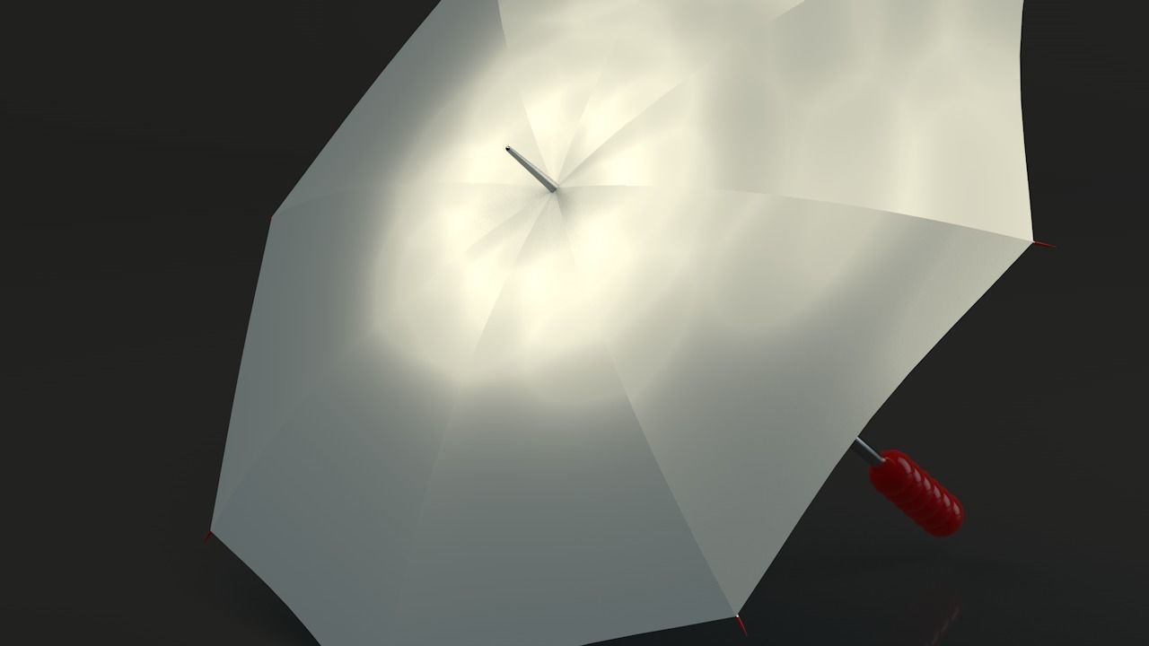 2 sides Umbrella 3D model_2