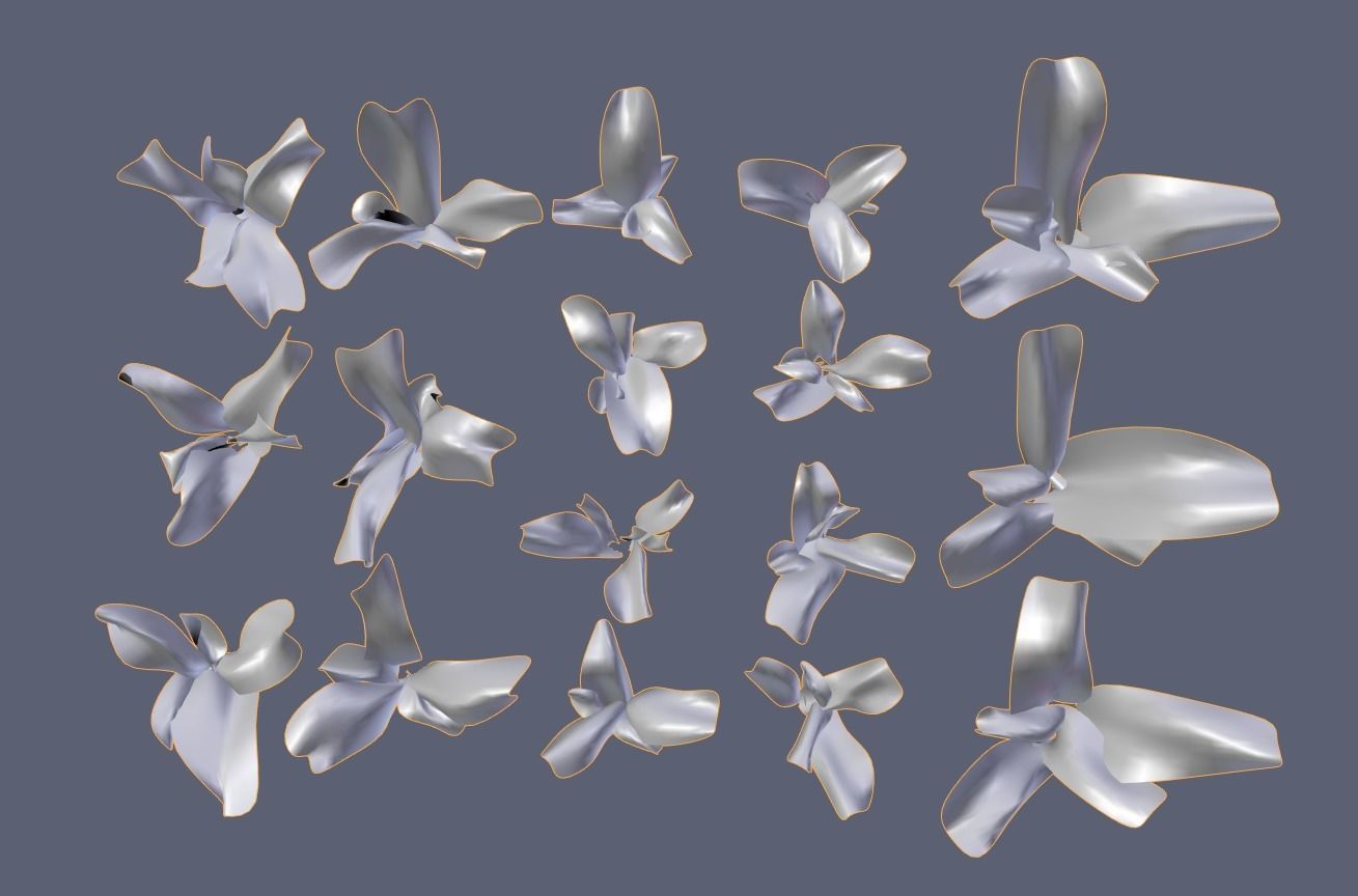 3D vegtable pack model Low-poly 3D model_4