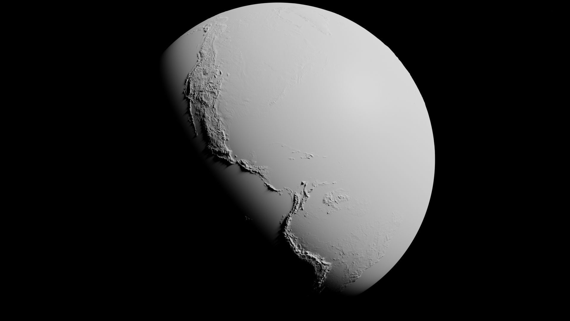 Earth - 3D from space 3D model_5