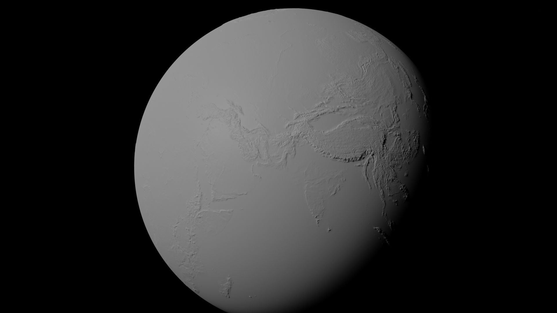 Earth - 3D from space 3D model_6