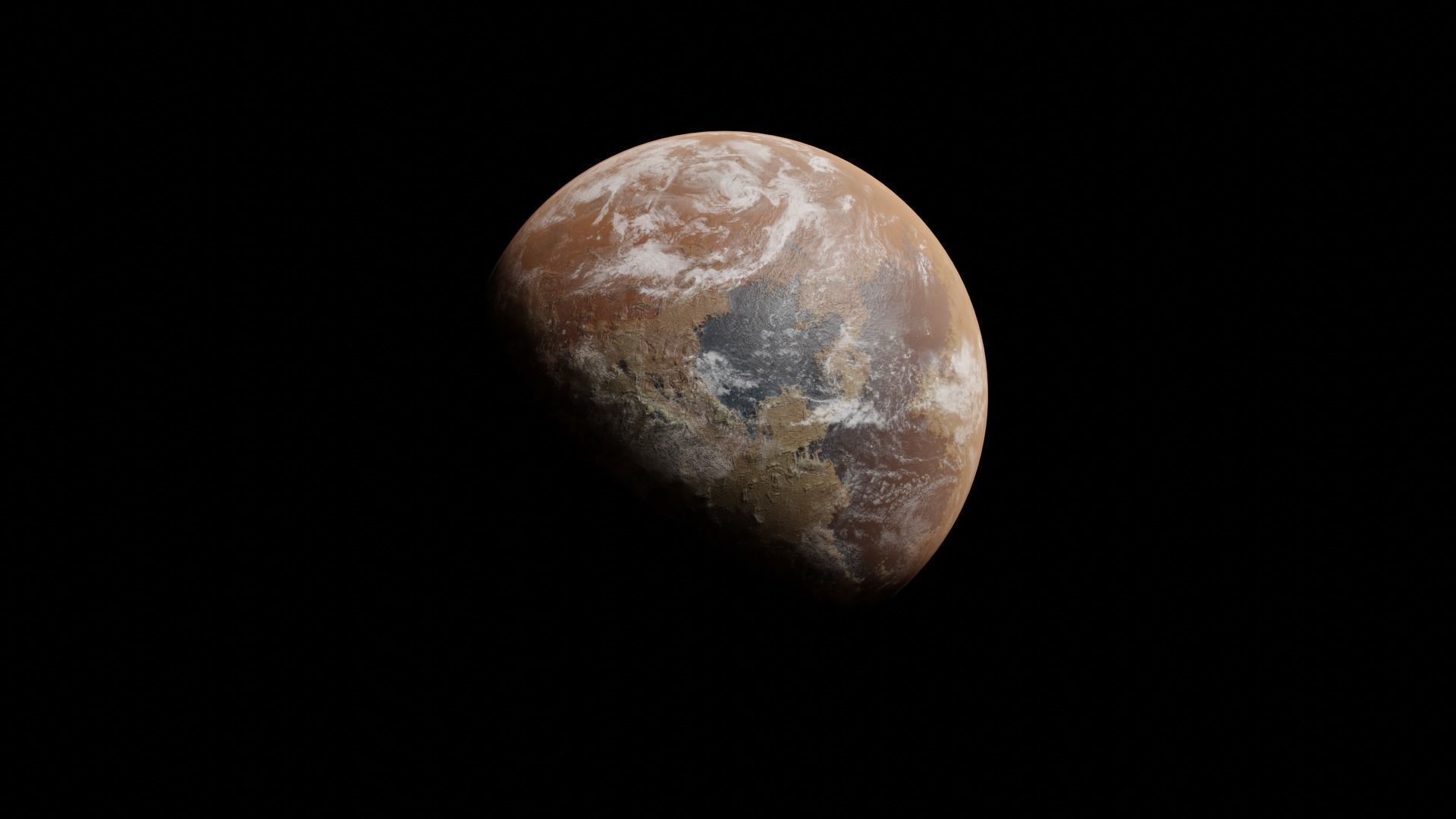 Red Planet - 3D 3D model_3