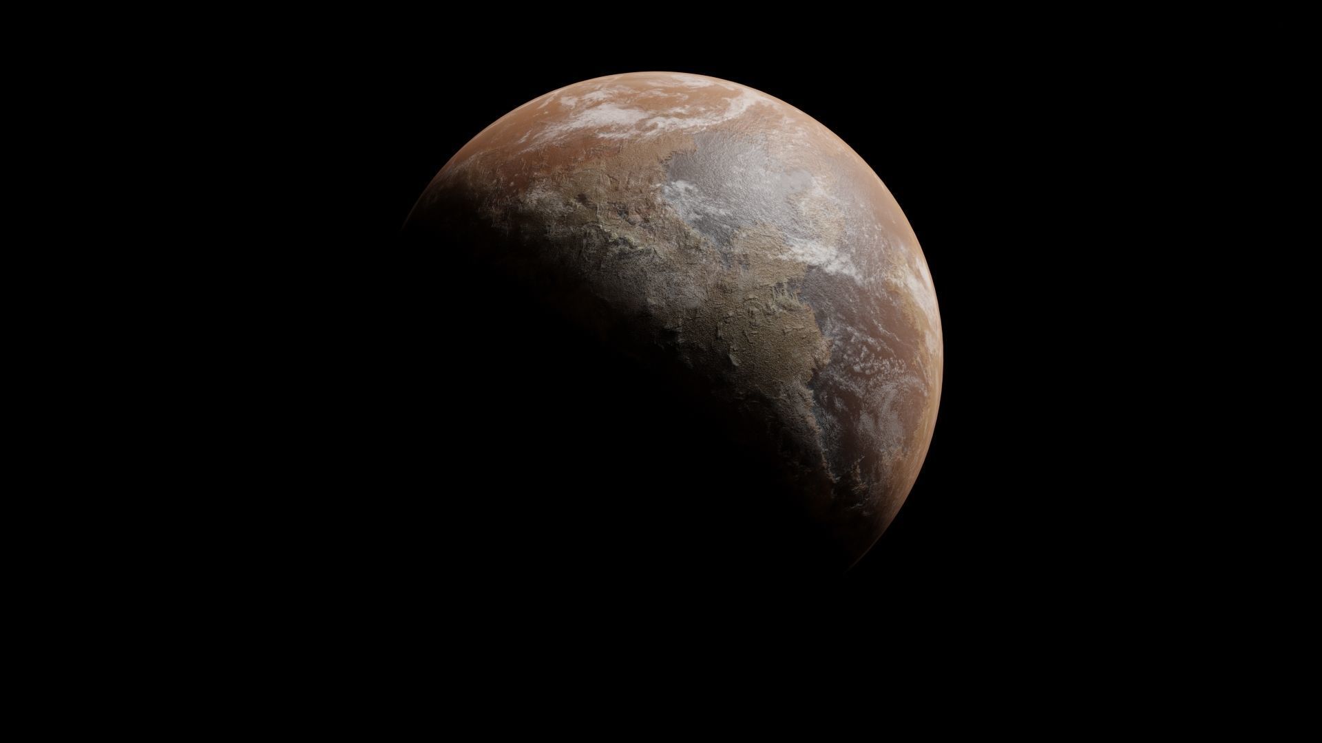 Red Planet - 3D 3D model_1