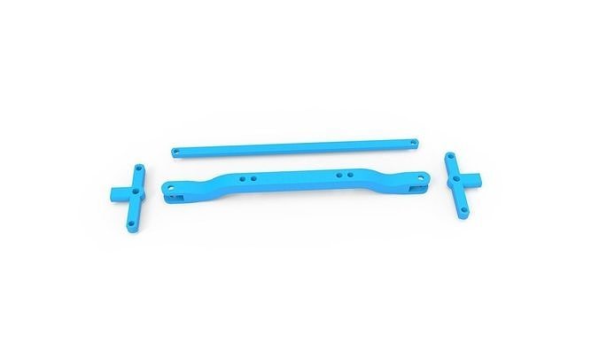 Front Wheel Axle Upright 3D print model