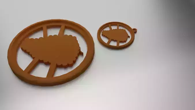 Glass Coaster Grapes and pendant