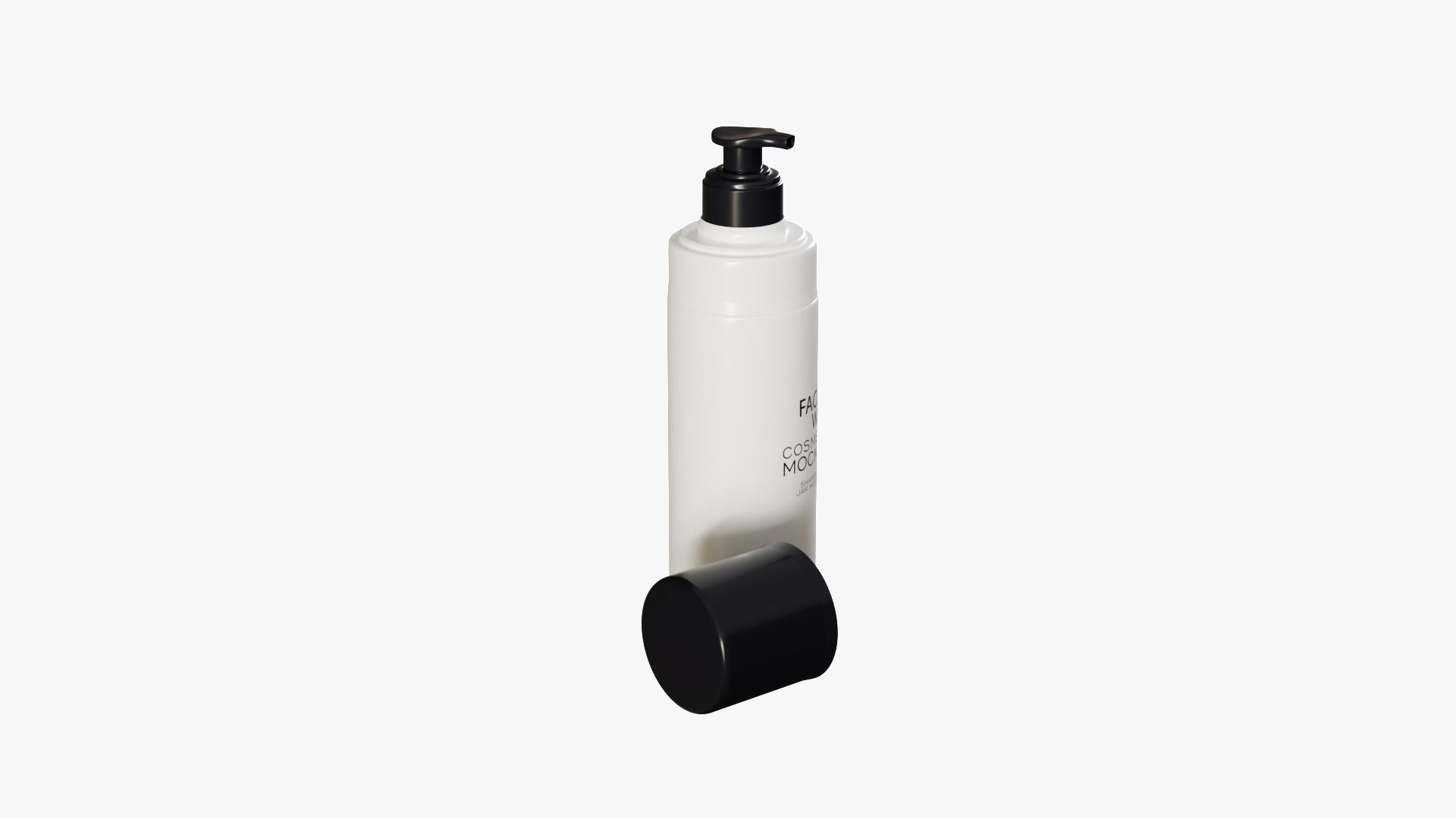 Face Wash Low-poly 3D model_7