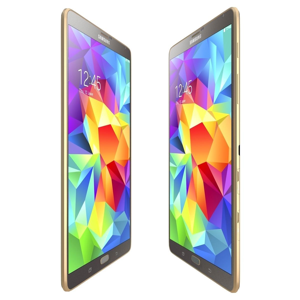 Samsung Galaxy Tab S 8 4 Titanium Bronze 3D model_5