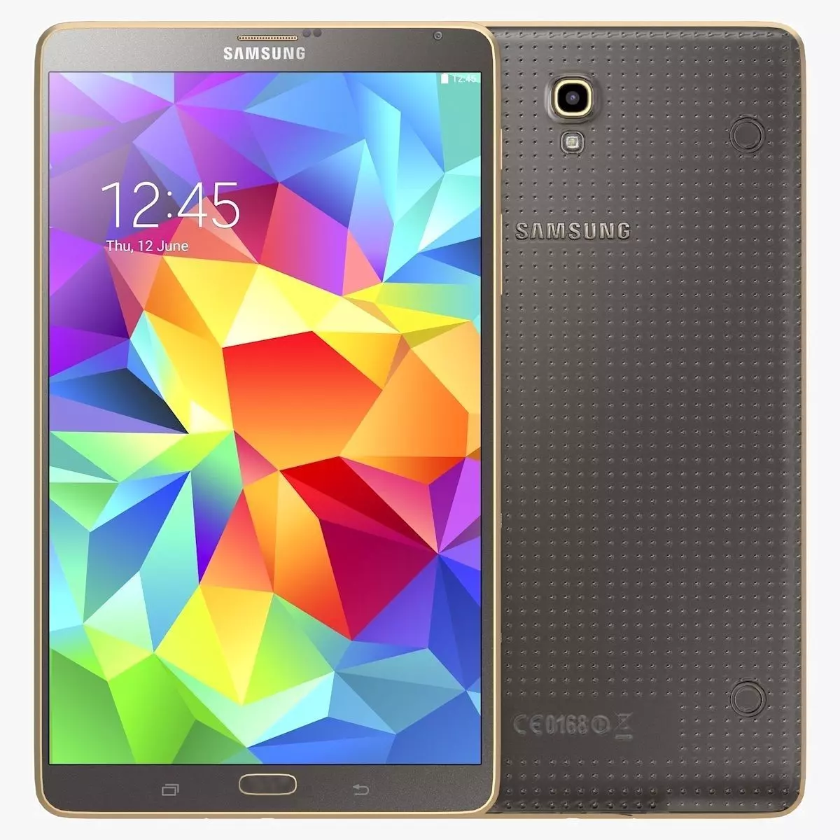Samsung Galaxy Tab S 8 4 Titanium Bronze 3D model_0